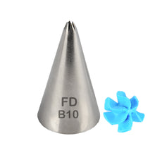 Load image into Gallery viewer, FineDecor Large Piping Tip, Stainless Steel Icing Piping Nozzle Tip, Cake Decorating Tools Cream Puff Decor Pastry Icing Tool for Baker 1psc (B10)
