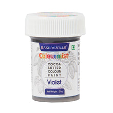 Load image into Gallery viewer, Colourmist Edible Cocoa Butter Colour Paint ( Violet ), 20g | Cocoa Butter Color Paint For Chocolate, Icing, Airbrush, Gumpaste | Violet, 20g
