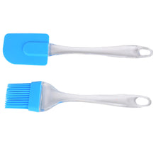 Load image into Gallery viewer, FineDecor Spatula and Pastry Brush Set, Oil Brush for Cooking, Silicon Brush for Kitchen, FD 3058
