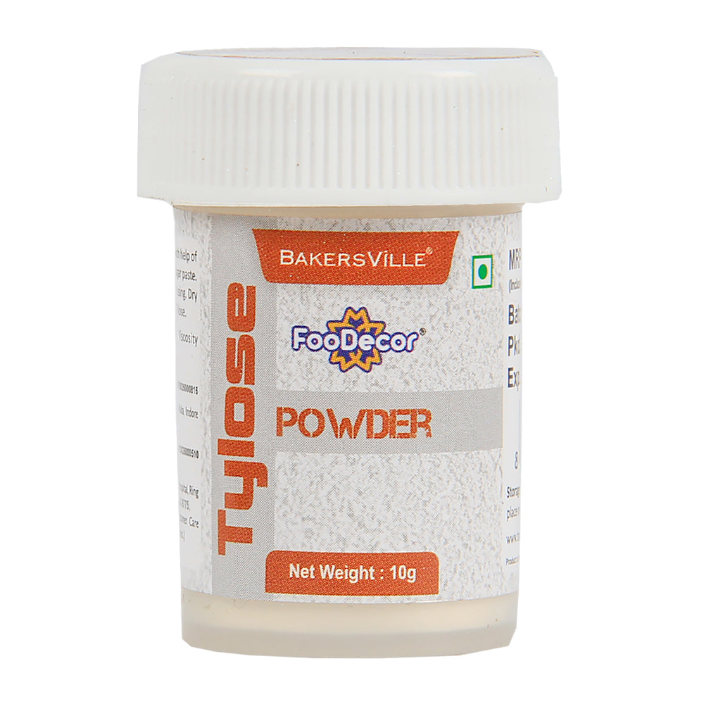 FooDecor Professionals Tylose Powder | Tylopur Powder | Fondant Stabilizer | Gluten Free, 10g