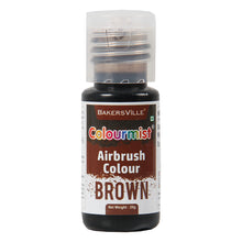 Load image into Gallery viewer, Colourmist Edible Concentrated Vibrant Airbrush Colour (BROWN), 20g  | Airbrush Colour For Cakes, Choclate, Fondant, Icing and more | BROWN, 20g
