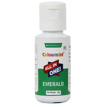 Load image into Gallery viewer, Colourmist All In One Food Colour (Emerald), 30g | Multipurpose Concentrated Color for Chocolates, Icing, Sweets, Fondant &amp; for All Food Products
