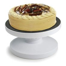 Load image into Gallery viewer, FineDecor Tilt-N-Turn Ultra Cake Turntable / Tilt And Turn Cake Decorating Stand (23 cm), BLACK - FD 3414
