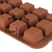 Load image into Gallery viewer, Finedecor Silicone Square Shape Chocolate Mould - FD 3141, (15 Cavities)
