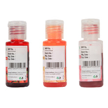 Load image into Gallery viewer, Colourmist Oil Colour With Flavour, Pack Of 3 (STRAWBERRY, BUTTERSCOTCH, BUBBLEGUM), 30g Each | Chocolate Oil Assorted Flavour with Natural Colour
