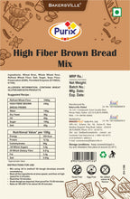 Load image into Gallery viewer, Purix Brown Bread Mix / High Fiber &amp; Protein Rich Bread Flour, 1 kg
