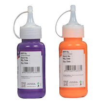 Load image into Gallery viewer, Colourmist Cake Decorating Drip Assorted 100g Each, Pack Of 2 Edible Drips (VIBRANT PURPLE ,VIBRANT ORANGE), 100 gm Each

