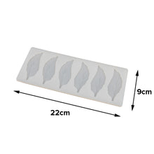 Load image into Gallery viewer, FineDecor Leaf Shape Chocolate Garnishing Sheet For Chocolate And Cake Decoration (6 Cavity),FD 3361
