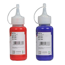 Load image into Gallery viewer, Colourmist Cake Decorating Drip Assorted 100g Each, Pack Of 2 Edible Drip (VIBRANT RED ,VIBRANT VIOLET), 100 gm Each
