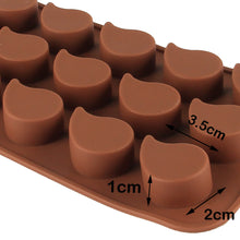 Load image into Gallery viewer, FINEDECOR - SILICONE CHOCOLATE MOULD - LEAVES SHAPE - FD 3134 ,(15 Cavities)
