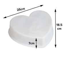 Load image into Gallery viewer, FineDecor Puzzle Heart Shape Silicone Mousse Cake Mould, Non-stick Broken Heart Shape Mould Tray for Baking, Frozen Dessert, FD 3178
