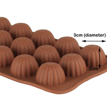 Load image into Gallery viewer, Finedecor Silicone Round Shape Chocolate Mould - FD 3138, (15 Cavities)

