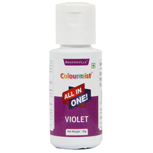 Load image into Gallery viewer, Colourmist All In One Food Colour (Violet), 30g | Multipurpose Concentrated Food Color for Chocolates, Icing, Sweets, Fondant &amp; for All Food Products
