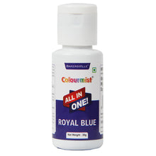 Load image into Gallery viewer, Colourmist All In One Food Colour (Royal Blue), 30g | Multipurpose Concentrated Color for Chocolates, Icing, Sweets, Fondant &amp; for All Food Products
