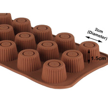 Load image into Gallery viewer, Finedecor Silicone Round Shape Chocolate Mould - FD 3136, (15 Cavities)
