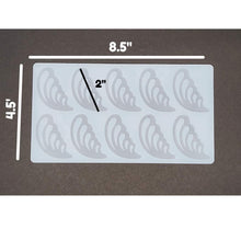 Load image into Gallery viewer, FineDecor Feather Shape Chocolate Garnishing Sheet For Chocolate And Cake Decoration (10 Cavity),FD 3356
