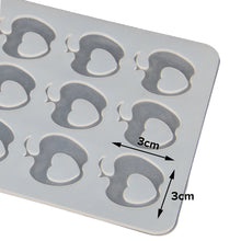 Load image into Gallery viewer, FineDecor Love Apple Pattern Silicone Chocolate Garnishing Mould (15 Cavity), Apple Shape Garnishing Sheet For Chocolate &amp; Cake Decoration FD 3509
