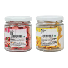 Load image into Gallery viewer, Fruitbell Freeze Dried Combo Of Sliced Strawberry &amp; Sliced Mango, 20g (10g Each), Healthy Fruit Snack, 100% Natural,No Preservatives, No Added Sugar
