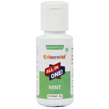 Load image into Gallery viewer, Colourmist All In One Food Colour (Mint), 30g | Multipurpose Concentrated Food Color for Chocolates, Icing, Sweets, Fondant &amp; for All Food Products

