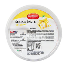 Load image into Gallery viewer, Casablanca Yellow Sugar Paste / Fondant  for Cake Decorating, 200g
