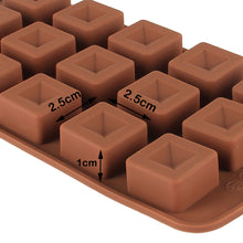 Load image into Gallery viewer, Finedecor Silicone Square Shape Chocolate Mould - FD 3151, (15 Cavities)
