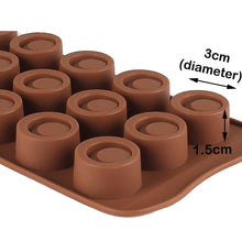 Load image into Gallery viewer, Finedecor Silicone Circular Loop Shape Chocolate Mould - FD 3156, (15 Cavities)
