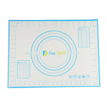 Load image into Gallery viewer, FineDecor Dough Measuring Mat (15.8*11.8inch)/(40*30cm), Non-Stick Silicone Rolling Baking Mat for Cookie, Macarons, Bread and Pastry (SMALL)-FD 3392
