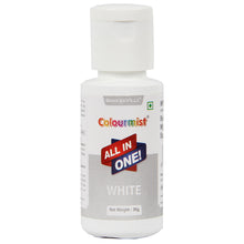 Load image into Gallery viewer, Colourmist All In One Food Colour (White), 30g | Multipurpose Concentrated Food Color for Chocolates, Icing, Sweets, Fondant &amp; for All Food Products
