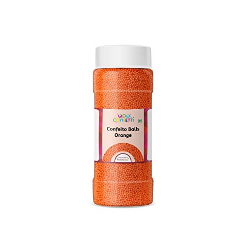 Wow Confetti Confeito Balls (Orange), 150g