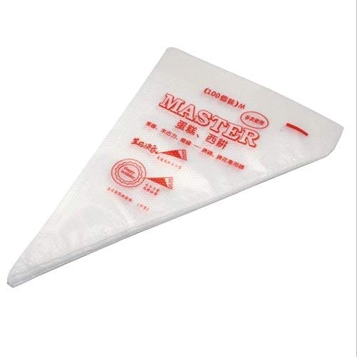 M-Cone Master Icing Piping Bags, Large, Transparent, 100pcs