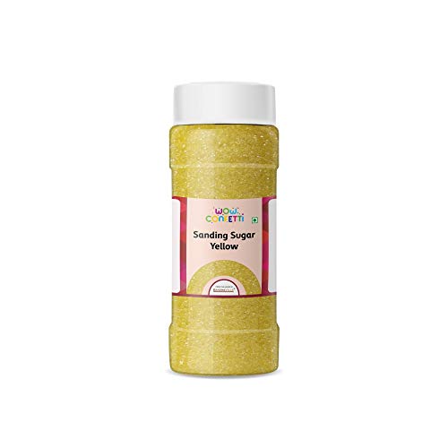 Wow Confetti Sanding Sugar (Yellow), 150g