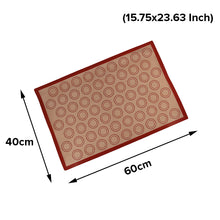 Load image into Gallery viewer, FineDecor Silicone Macaron Baking Mat Sheet (23.63*15.75inch)/(60*40cm), Non-Stick Baking Sheet Cookie Liner (Large) - FD 3397
