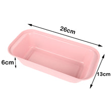Load image into Gallery viewer, FineDecor 5 Pc Premium NonStick Coating Bakeware Set,Carbon Steel Pan with Removable Base Round &amp; Square Pan,Muffin Pan,Loaf Pan Kitchen-FD 3120-Pink
