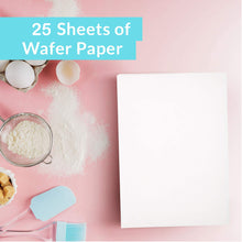Load image into Gallery viewer, Cake Image Edible Wafer Paper Sheet for Cake Decoration | 25 Icing Sheets | Cakes Decorating | Food Décor Baking | Size: A4 (297 x 210 mm) - 25 Pcs
