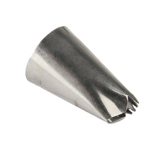 Load image into Gallery viewer, FineDecor Piping Tip, Stainless Steel Icing Piping Nozzle Tip, Cake Decorating Tools Cream Puff Decor Pastry Icing Piping Tool for Baker, 1psc (A28)
