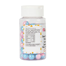 Load image into Gallery viewer, Glint Dual Tone Pearl Balls for Cake Decoration ( 10mm ) ( Blue &amp; Pink ), 75g | Dual Colour Cake Sprinkle For Cake Decoration | 75g
