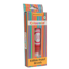 Load image into Gallery viewer, Colourmist Edible Paint Brush With Vibrant Colour Paint ( Pink ) | Food Colour Paint Brush For Dessert | 1pc
