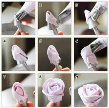 Load image into Gallery viewer, FineDecor Suger Craft Flower Lifter &amp; Flower Nail Combo, Durable for Cake Decorating for Sugar Paste &amp; Chocolate (FD 2939 &amp; FD 3211)
