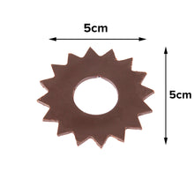 Load image into Gallery viewer, FineDecor Jagged Round Pattern Silicone Chocolate Garnishing Mould (8 Cavity), Garnishing Sheet For Chocolate And Cake Decoration, FD 3518
