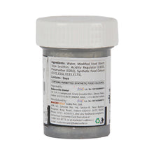Load image into Gallery viewer, Colourmist Edible Metallic Paint (Black), For Cake / Icing / Fondant / Craft, 20g
