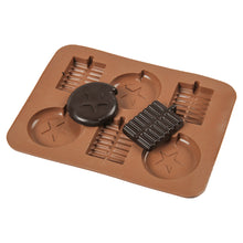 Load image into Gallery viewer, FineDecor Silicone Mould Diwali Crackers Shape Mould | Candy Mould | Jelly Mould | Baking Silicon Bakeware Mold (6 Cavity) - FD 3524

