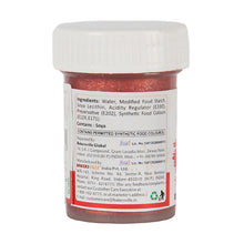 Load image into Gallery viewer, Colourmist Edible Metallic Paint (Red), For Cake / Icing / Fondant / Craft, 20g
