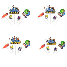Load image into Gallery viewer, LET&#39;S PARTY - CAKE TOPPER - CRICKET THEME PACK - LP 2952
