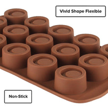 Load image into Gallery viewer, Finedecor Silicone Circular Loop Shape Chocolate Mould - FD 3156, (15 Cavities)
