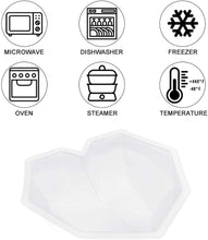 Load image into Gallery viewer, FineDecor Diamond Heart Shape Silicone Mousse/Pinata Cake Mould, Mousse Fudge 3D Heart Mould for Chocolate Baking Pan, FD 3177

