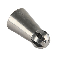 Load image into Gallery viewer, FineDecor Russian Piping Tip,Round Shape Cake Decoration Nozzle Cream Icing Tip Stainless Steel Nozzle Cream Puff Decor Pastry Icing Tool, 1 psc(E10)
