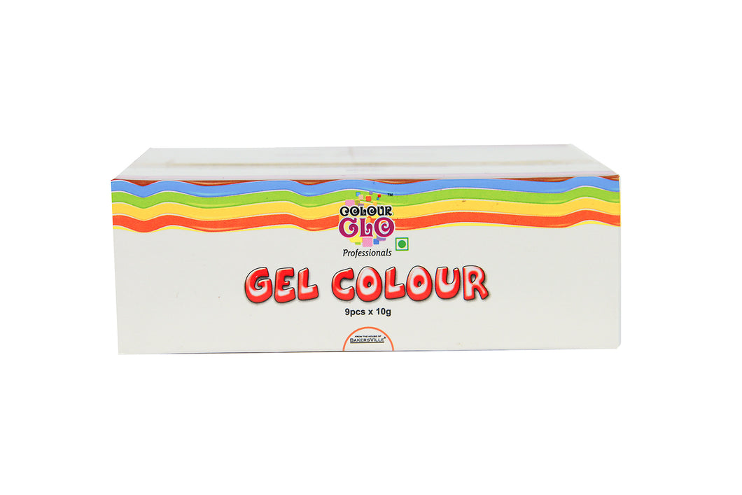 Colour glo Gel Colour kit (9pcsx10gm), 90 g