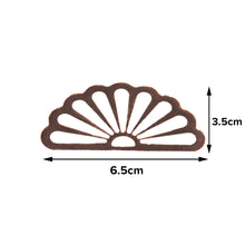 Load image into Gallery viewer, FineDecor Fan Pattern Silicone Chocolate Garnishing Mould (9 Cavity), Flower Shape Garnishing Sheet For Chocolate And Cake Decoration, FD 3542
