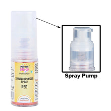 Load image into Gallery viewer, ColourGlo Edible Shimmer Powder Spray (Red), 5g
