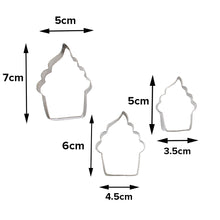 Load image into Gallery viewer, FineDecor Cookie Cutter Stainless Steel Cookie Cutter Set (Ice Cream Shape, Autumn Leaf Shape, Toy Shape, Flower Shape) (12 Pieces) - FD 3098
